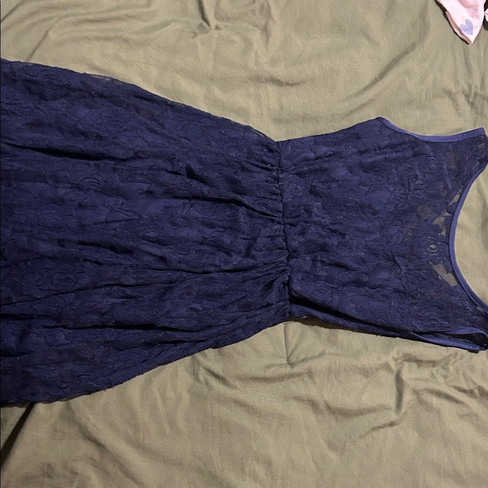 Navy Lace Dress